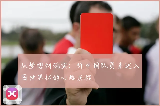 从梦想到现实：听中国队员亲述入围世界杯的心路历程